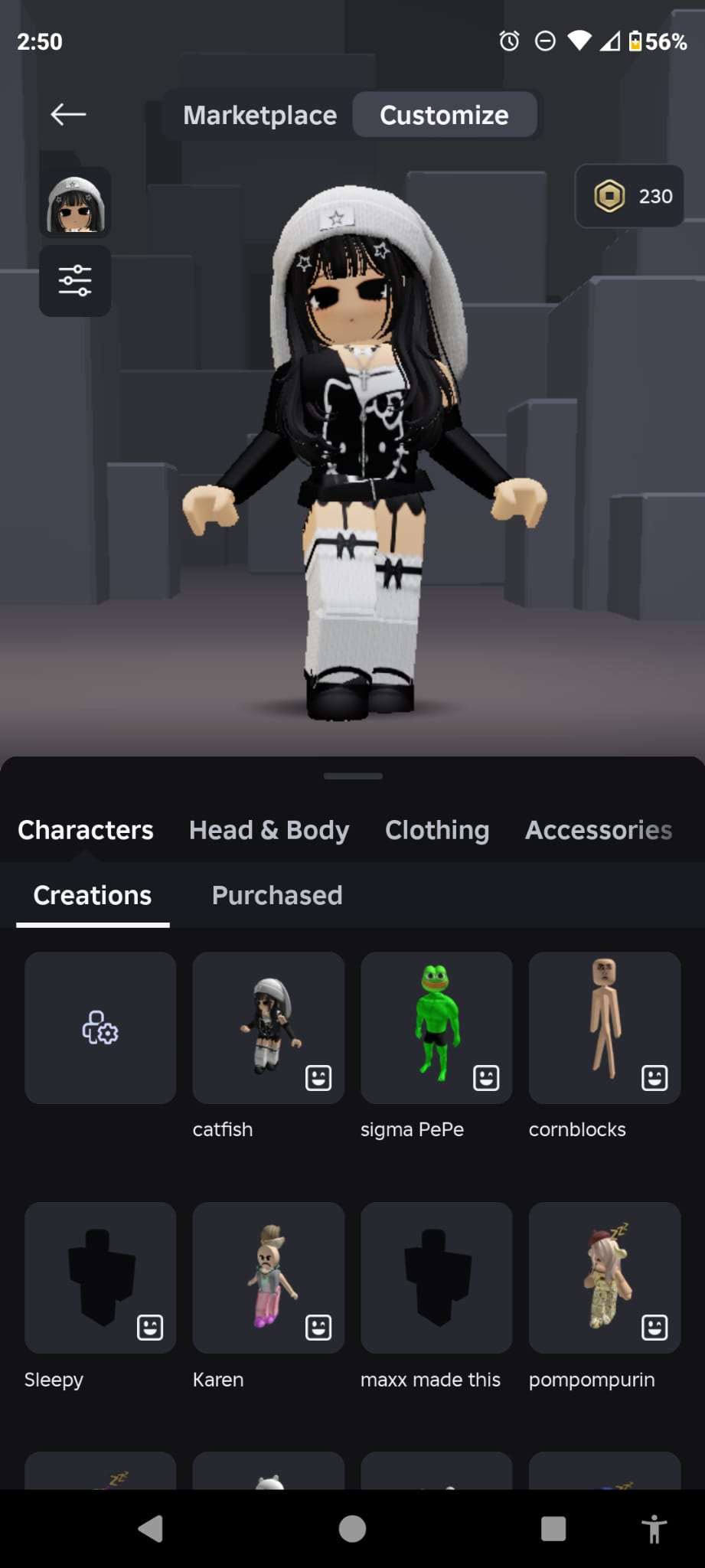 Game account sale Roblox Game account sale Roblox