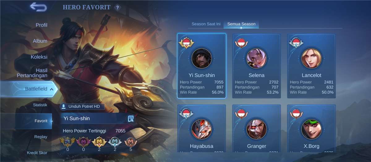 Game account sale Mobile Legends Game account sale Mobile Legends