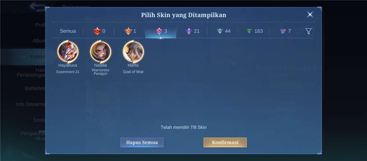 Game account sale Mobile Legends Game account sale Mobile Legends