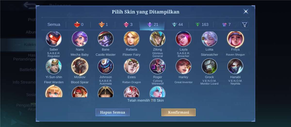 Game account sale Mobile Legends Game account sale Mobile Legends
