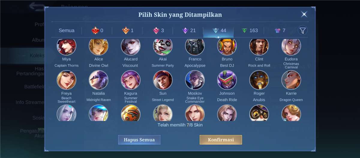 Game account sale Mobile Legends Game account sale Mobile Legends