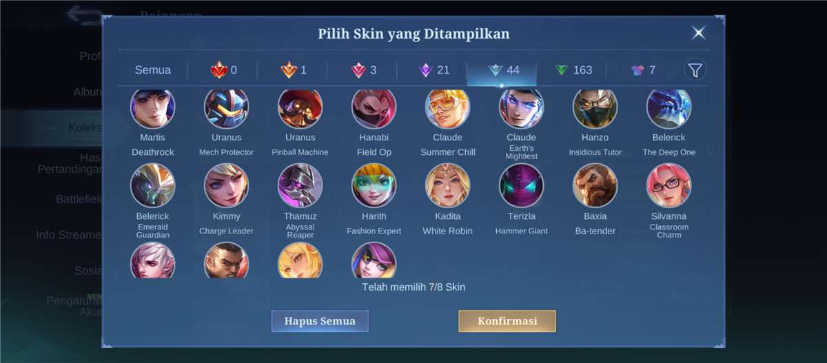 Game account sale Mobile Legends Game account sale Mobile Legends