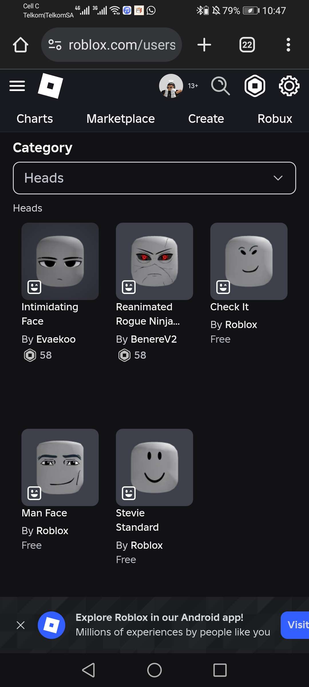Game account sale Roblox Game account sale Roblox