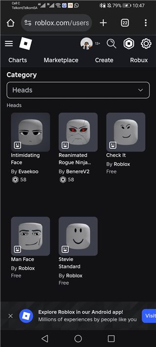 Accounts Roblox