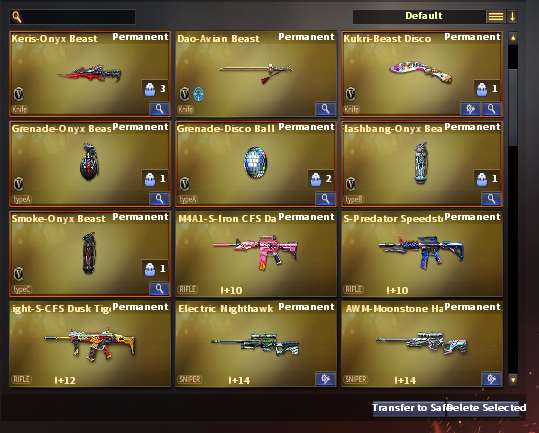 Game account sale CrossFire Game account sale CrossFire