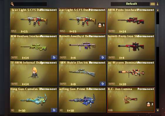 Game account sale CrossFire Game account sale CrossFire