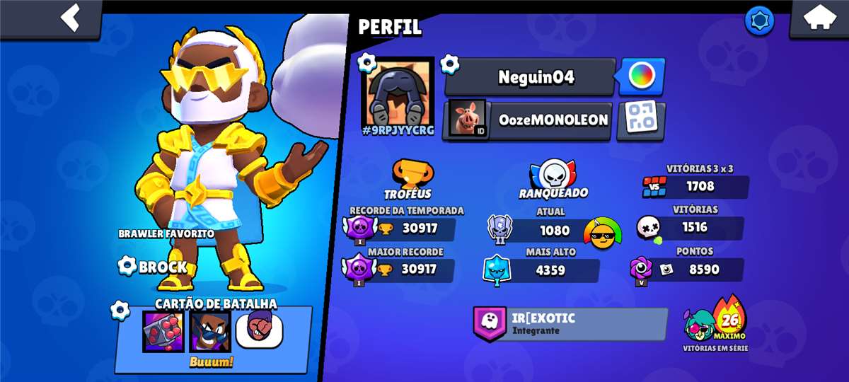 Venda de conta de jogo Brawl Stars Venda de conta de jogo Brawl Stars