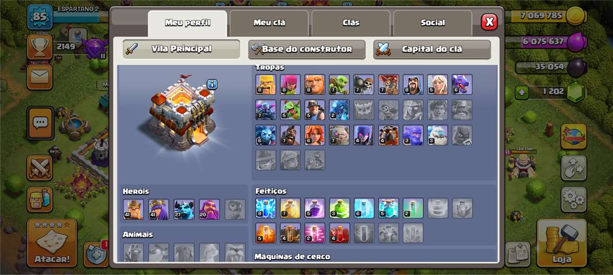 Venda de conta de jogo Clash of Clans Venda de conta de jogo Clash of Clans