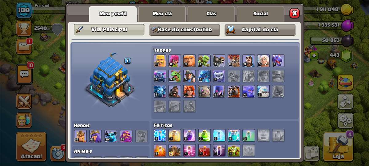 Venda de conta de jogo Clash of Clans Venda de conta de jogo Clash of Clans