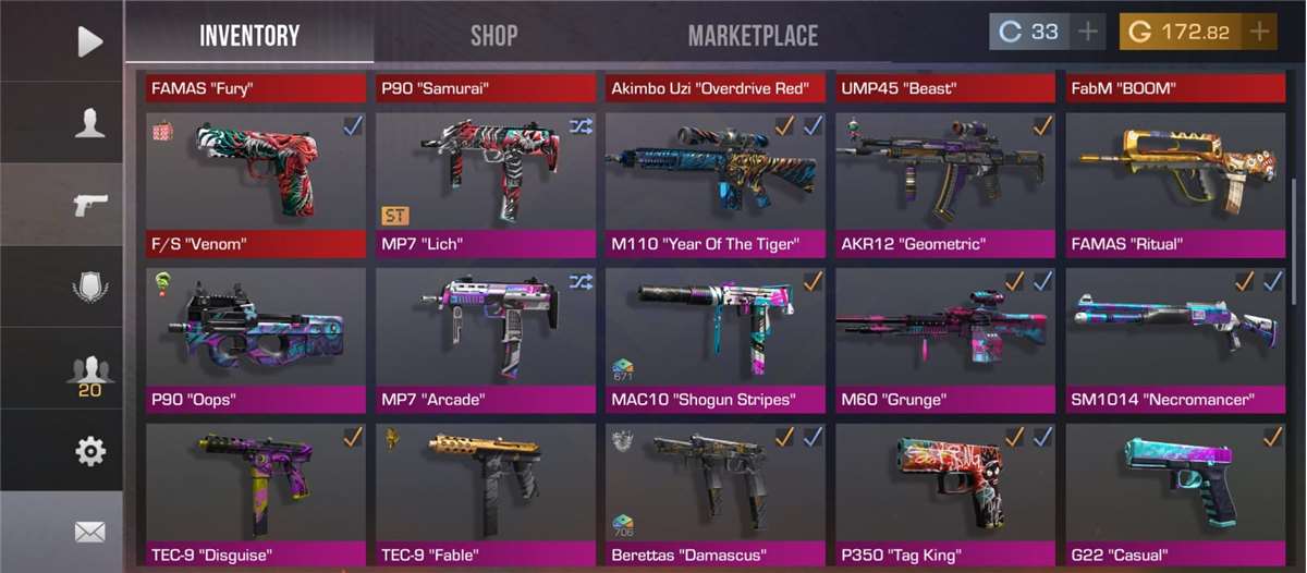 Game account sale Standoff 2 Game account sale Standoff 2