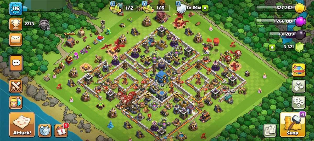 Game account sale Clash of Clans