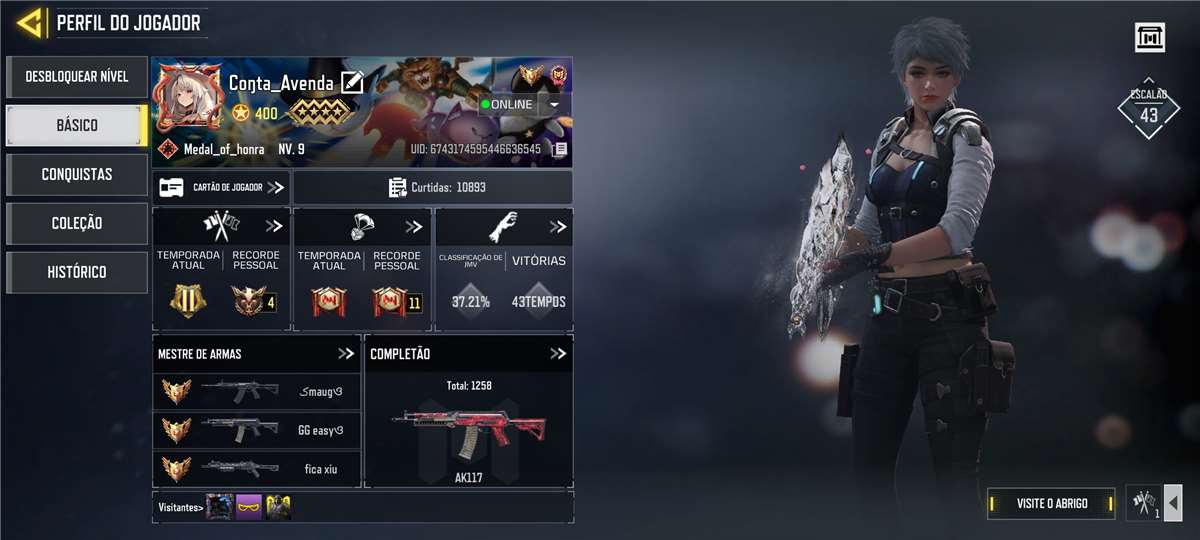 Venda de conta de jogo Call of Duty Mobile Venda de conta de jogo Call of Duty Mobile