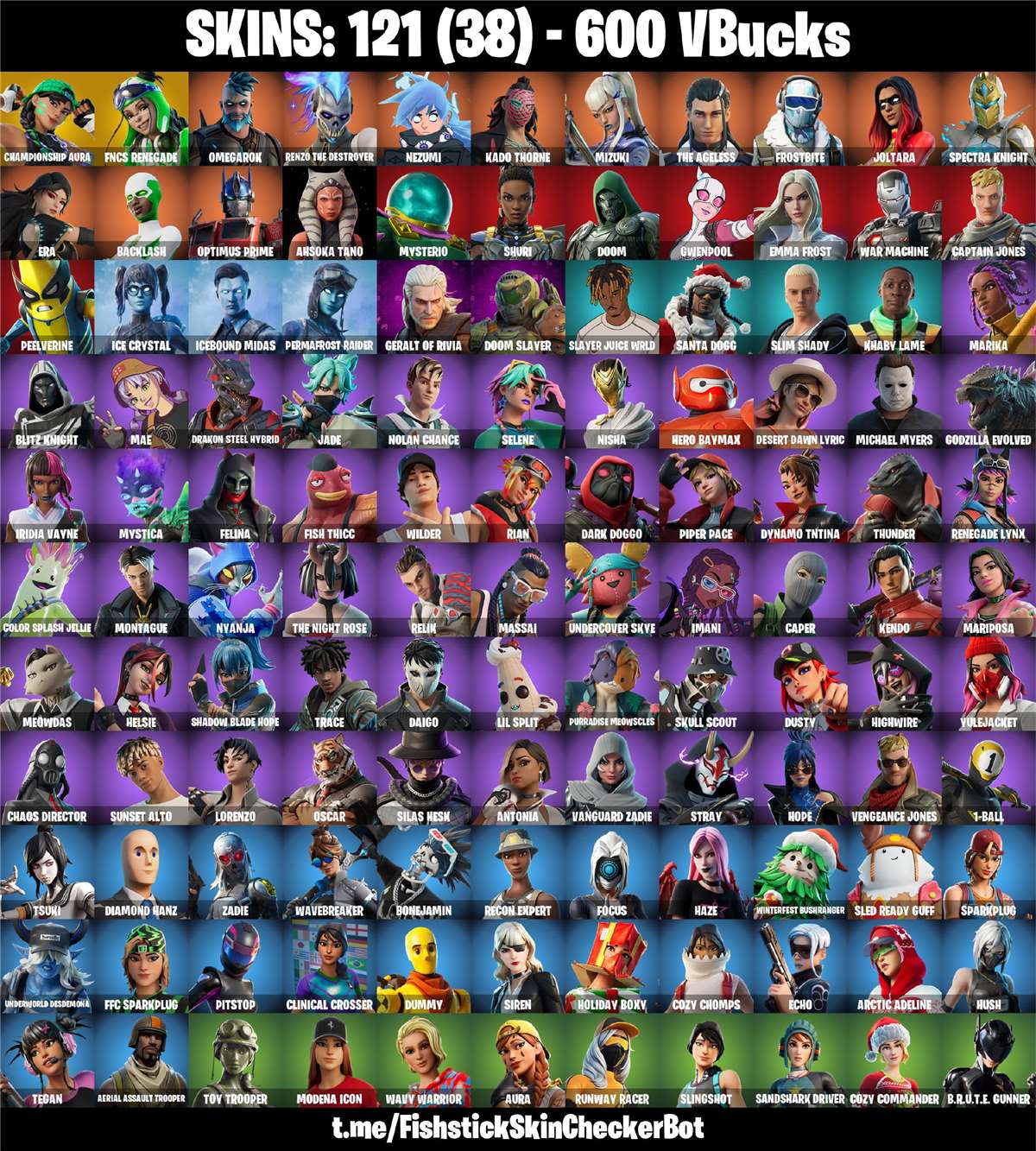 Game account sale Fortnite