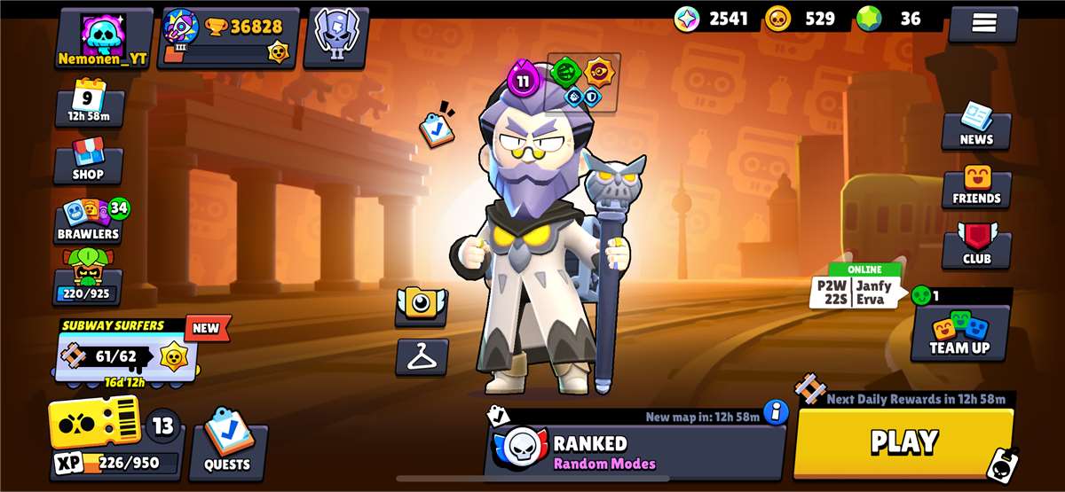 Game account sale Brawl Stars