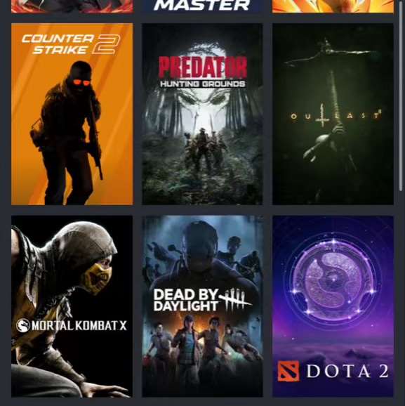 Game account sale Steam
