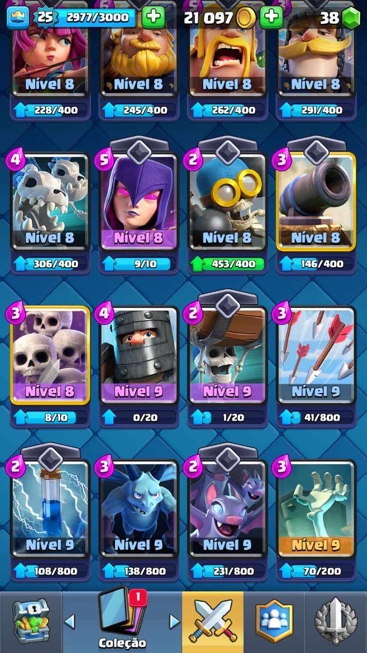Venda de conta de jogo Clash Royale Venda de conta de jogo Clash Royale