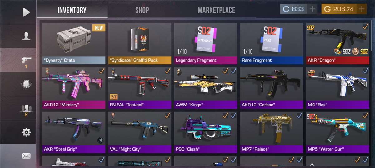 Game account sale Standoff 2 Game account sale Standoff 2