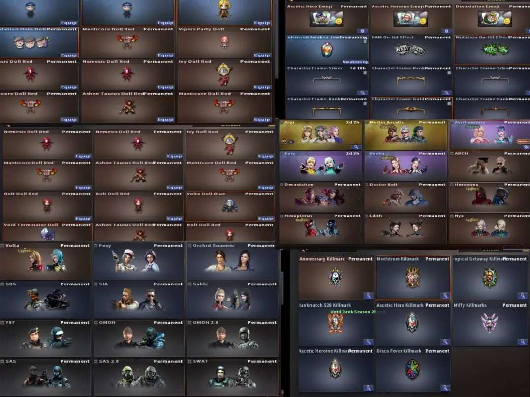 Game account sale CrossFire Game account sale CrossFire