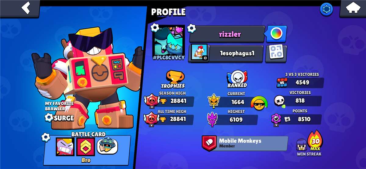 Game account sale Brawl Stars Game account sale Brawl Stars