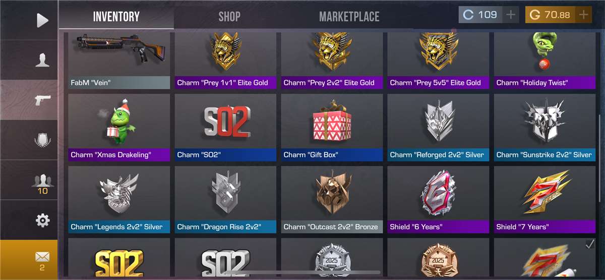 Game account sale Standoff 2