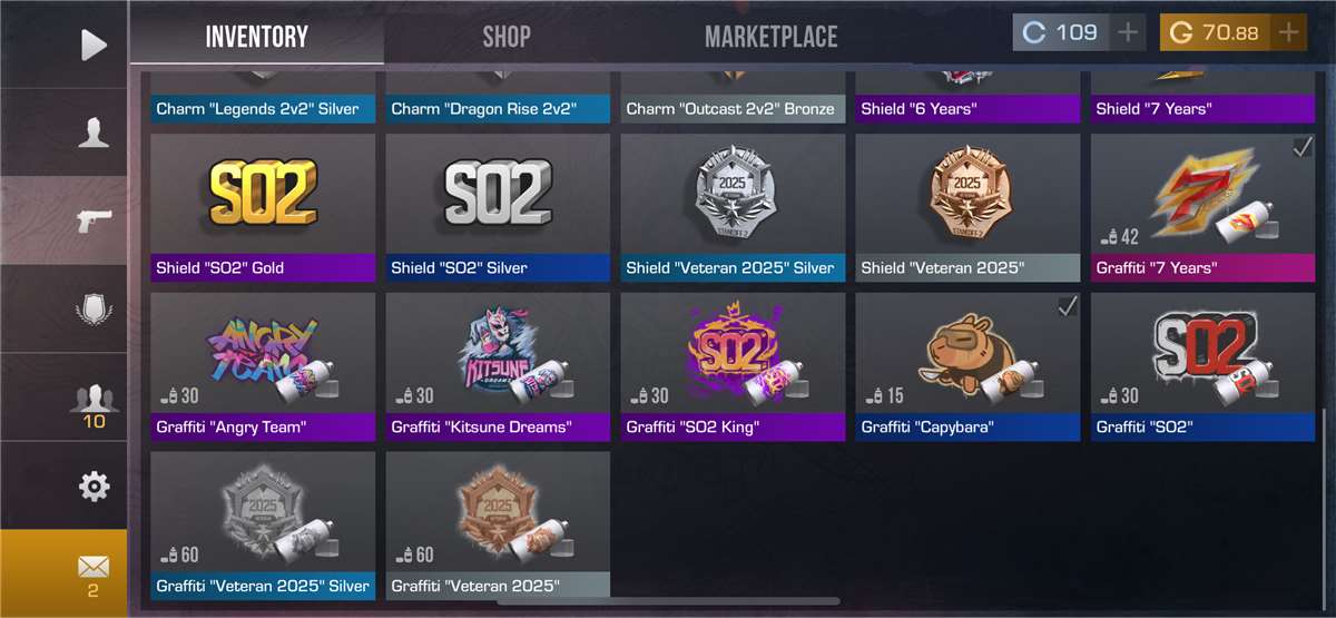 Game account sale Standoff 2