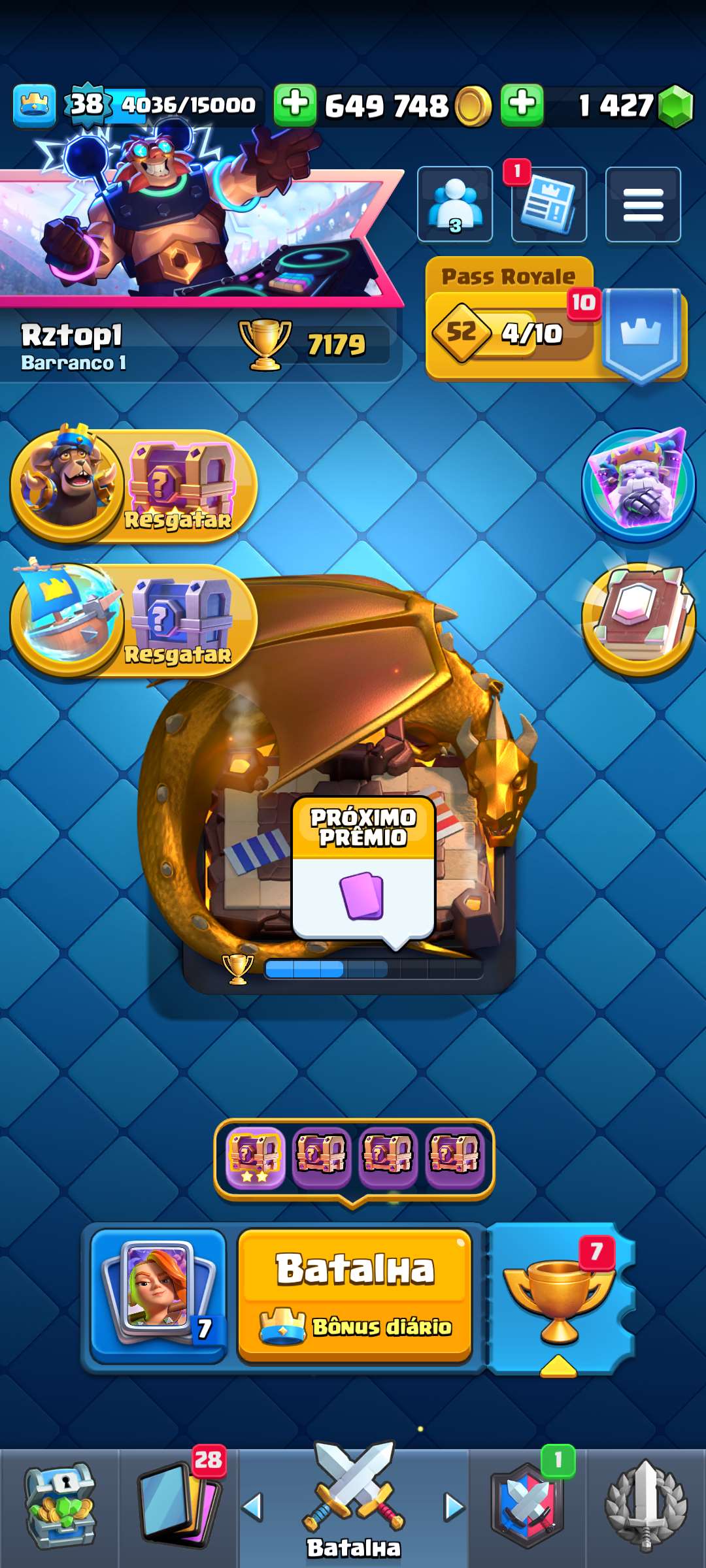 Venda de conta de jogo Clash Royale Venda de conta de jogo Clash Royale