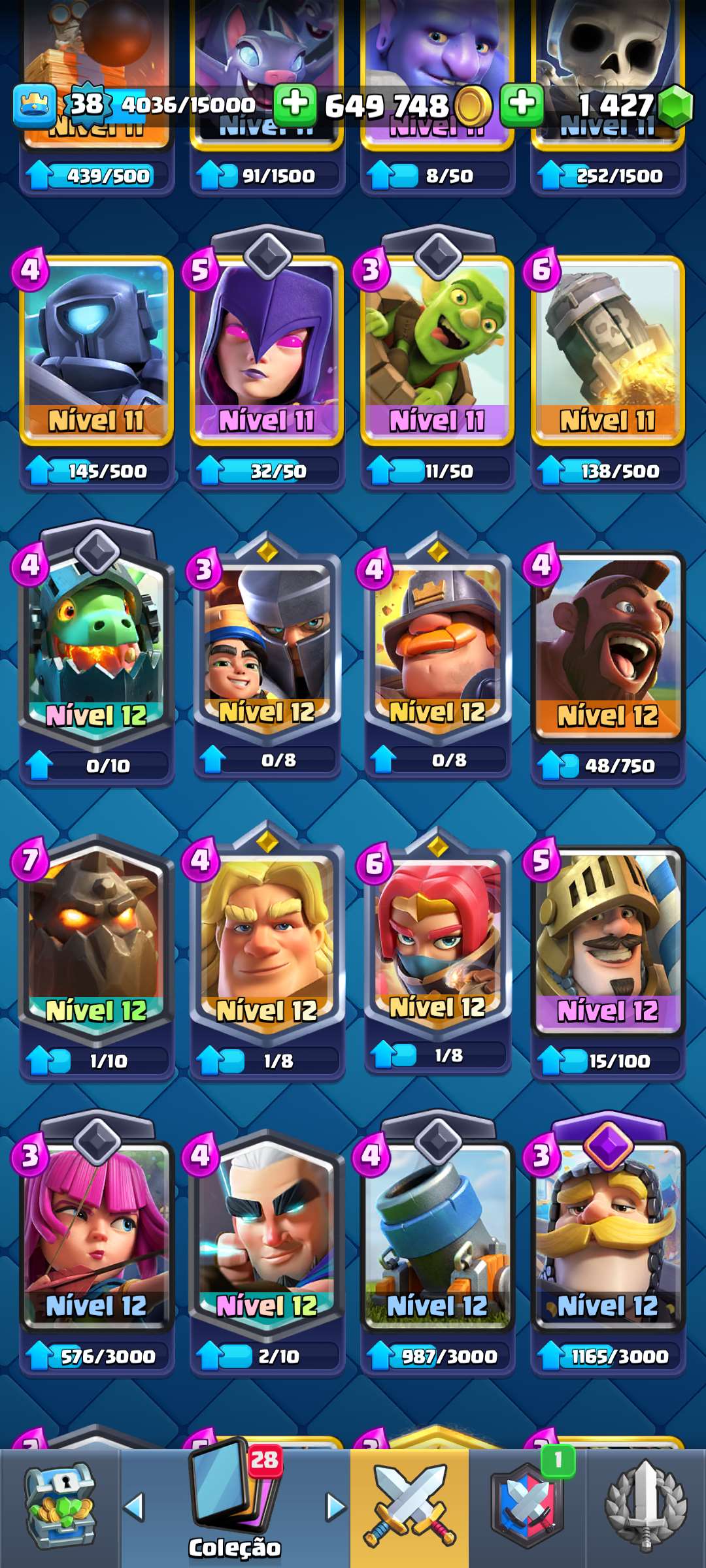 Venda de conta de jogo Clash Royale Venda de conta de jogo Clash Royale