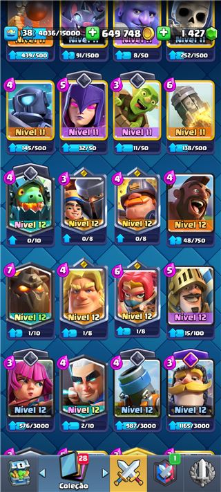 CONTA CLASH ROYALE NVL40  - Vender conta Contas Clash Royale
