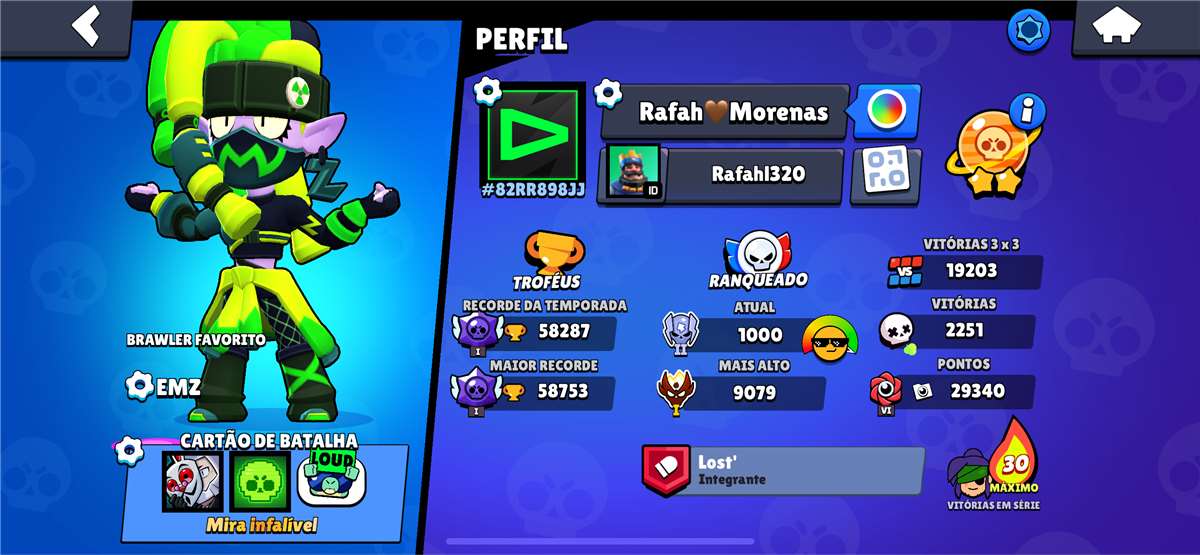 Venda de conta de jogo Brawl Stars Venda de conta de jogo Brawl Stars
