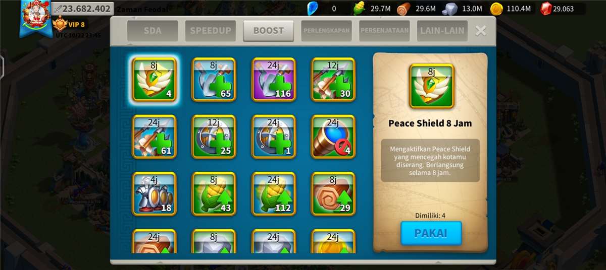 Penjualan akun permainan Rise Of Kingdoms Penjualan akun permainan Rise Of Kingdoms