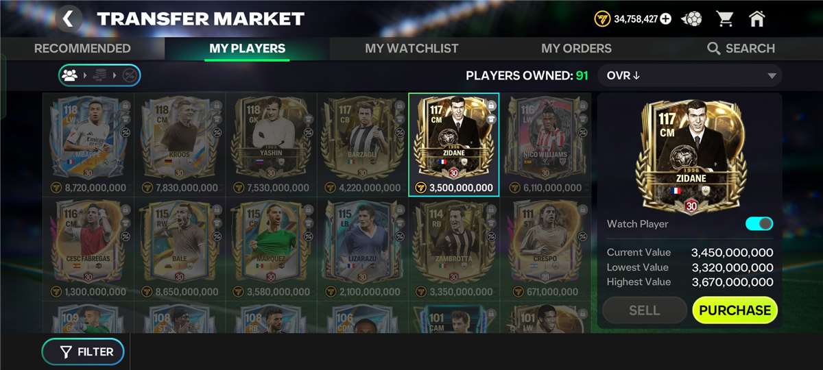 Game account sale Fifa mobile Game account sale Fifa mobile