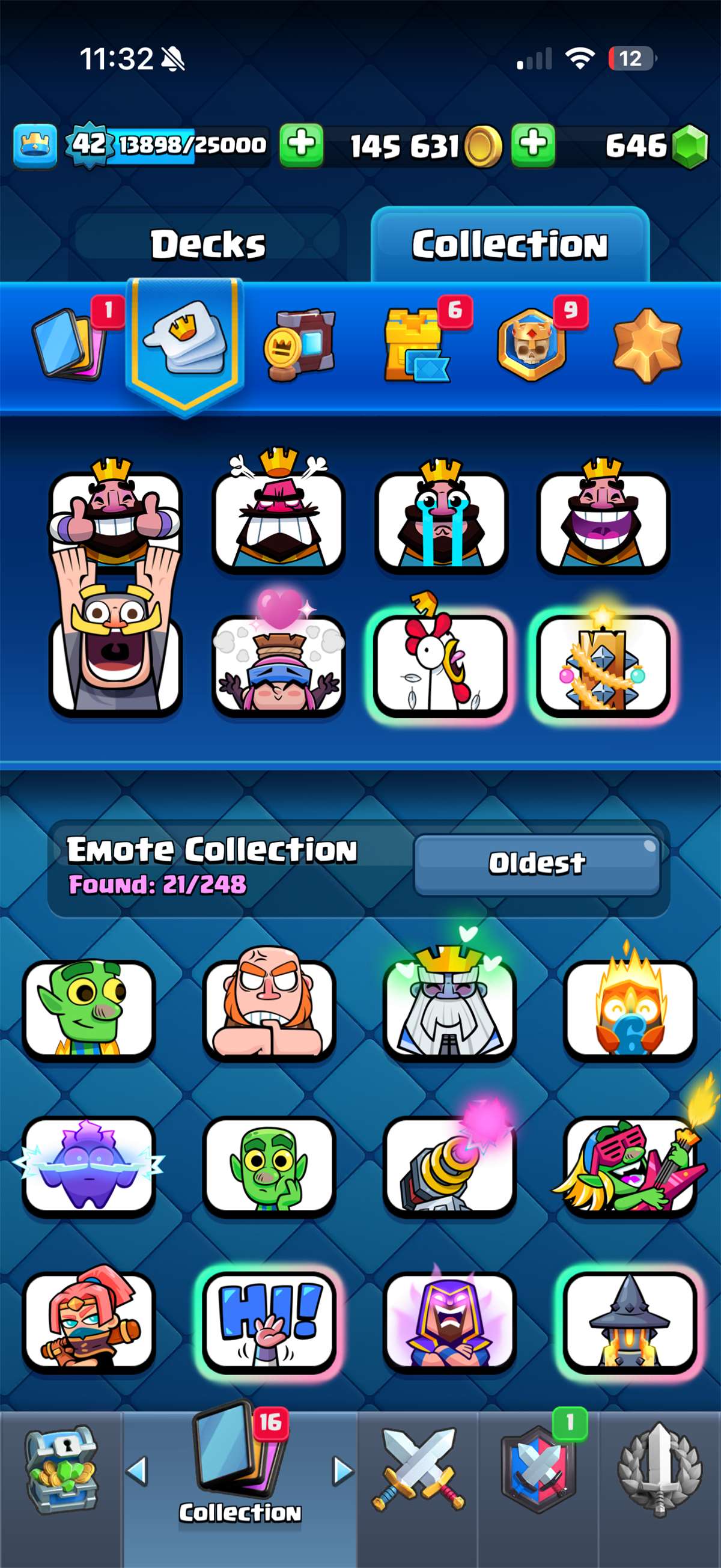 Game account sale Clash Royale