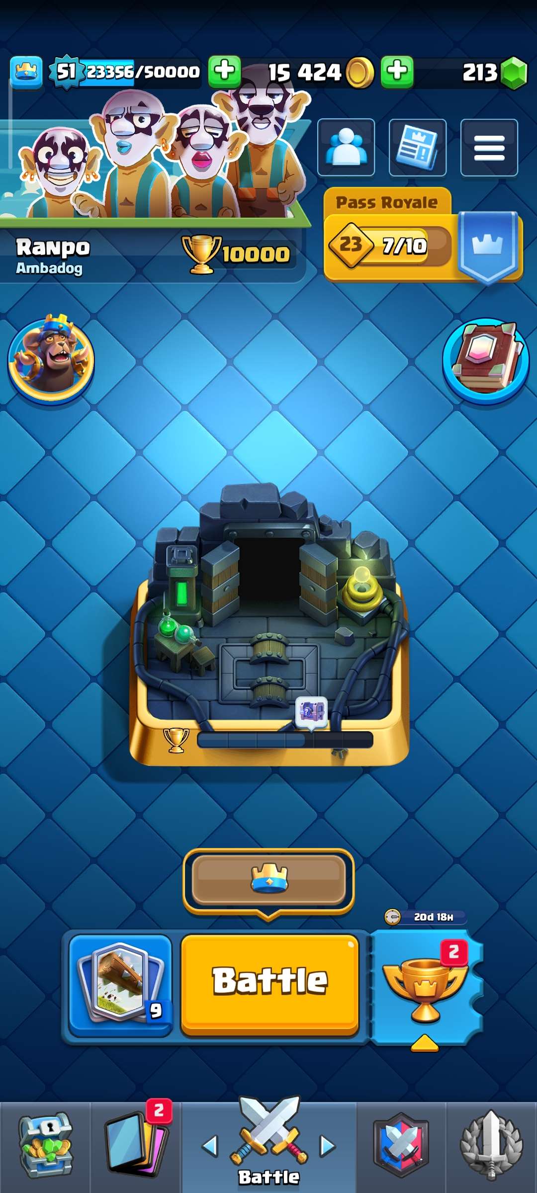Penjualan akun permainan Clash Royale