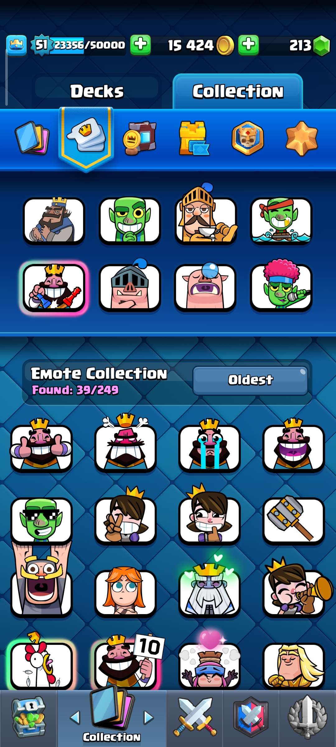 Penjualan akun permainan Clash Royale