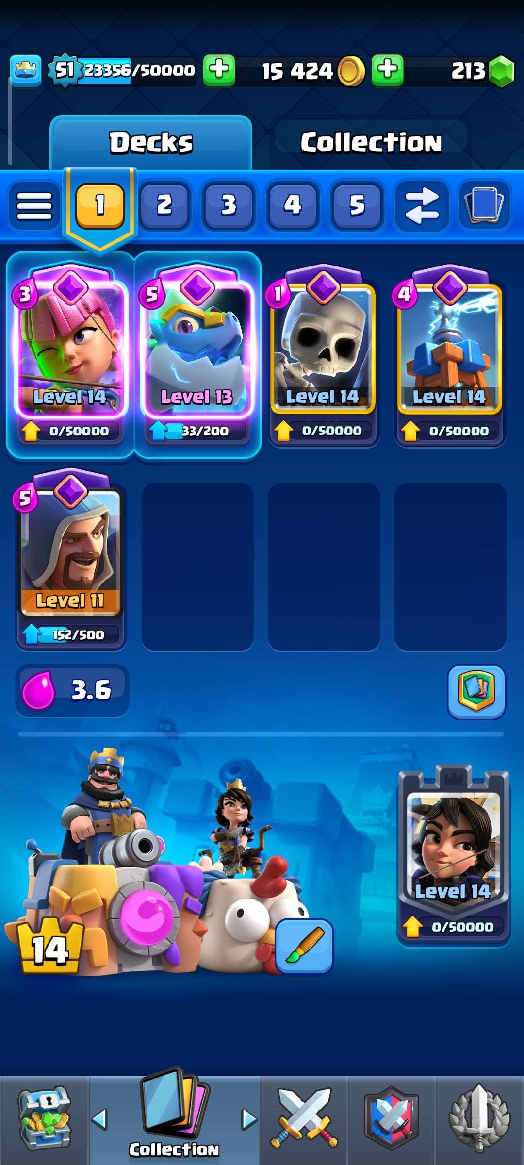 Penjualan akun permainan Clash Royale