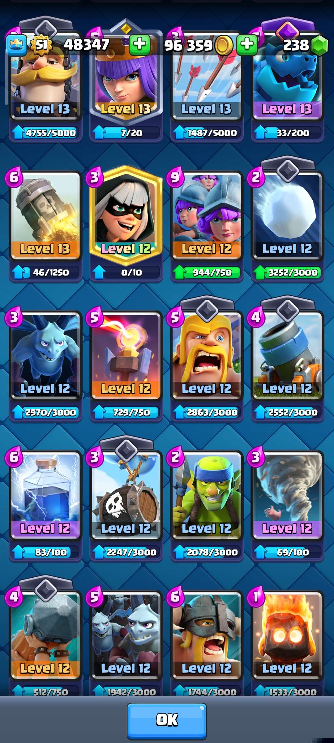 Penjualan akun permainan Clash Royale