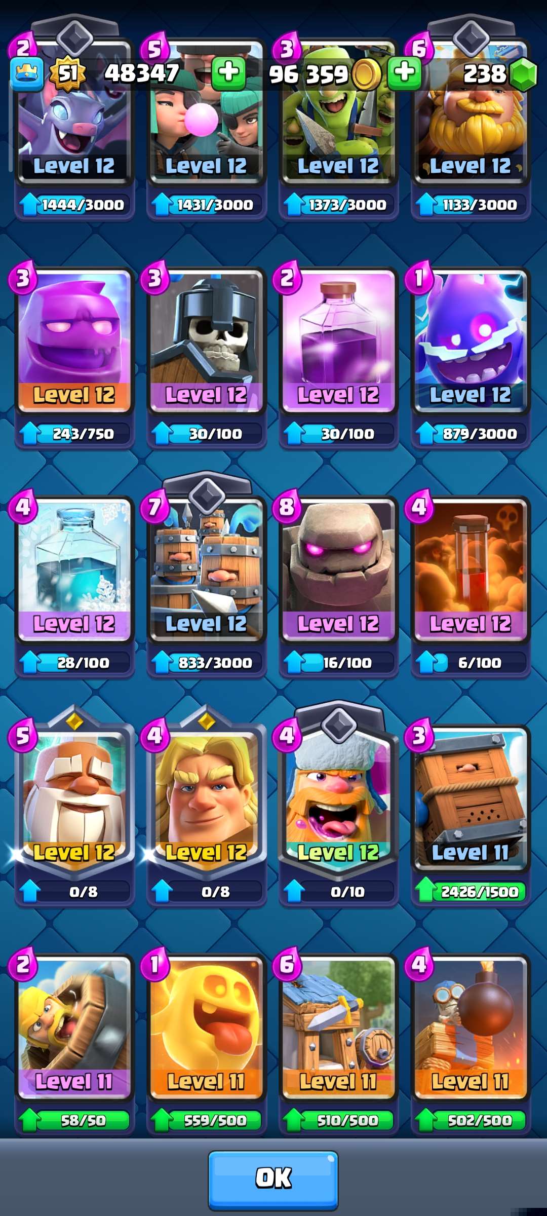 Penjualan akun permainan Clash Royale