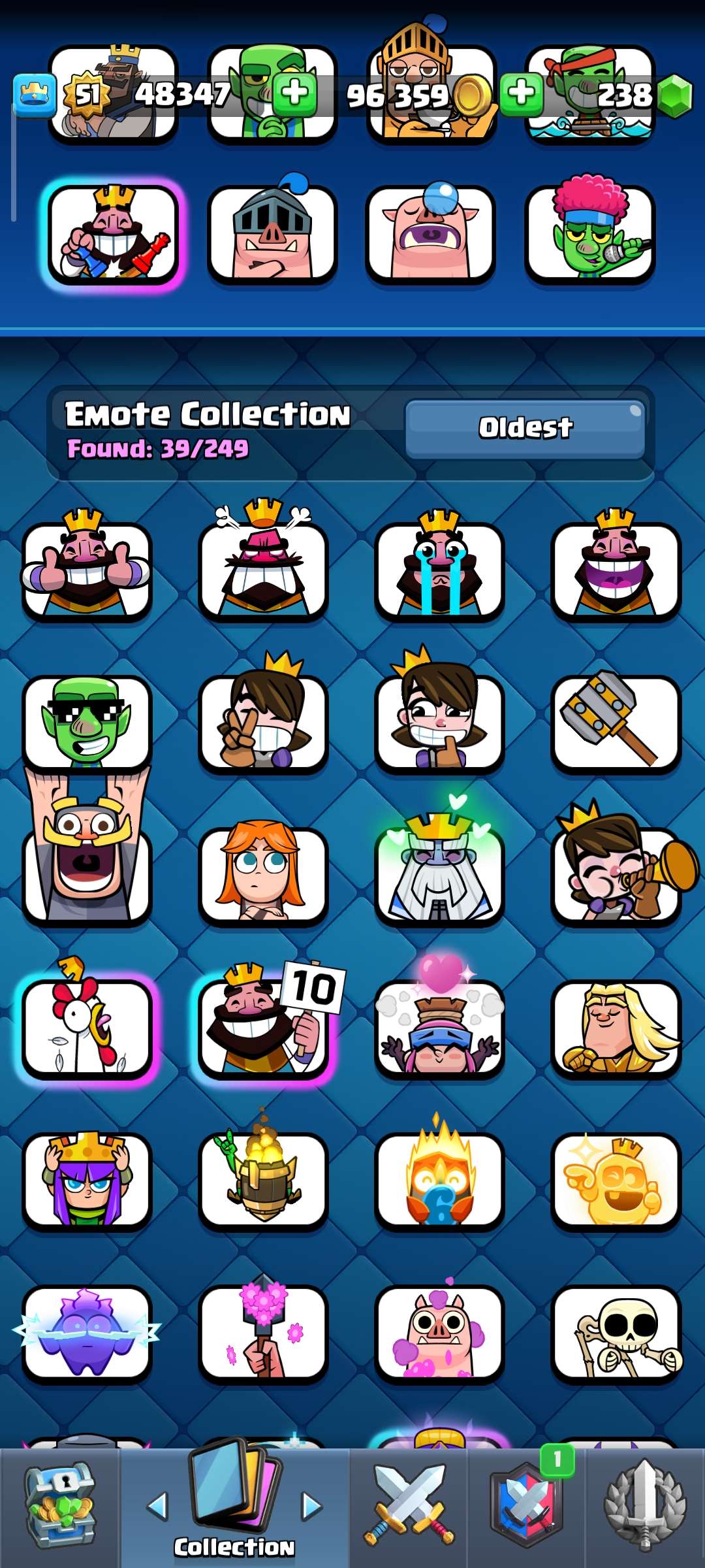 Penjualan akun permainan Clash Royale