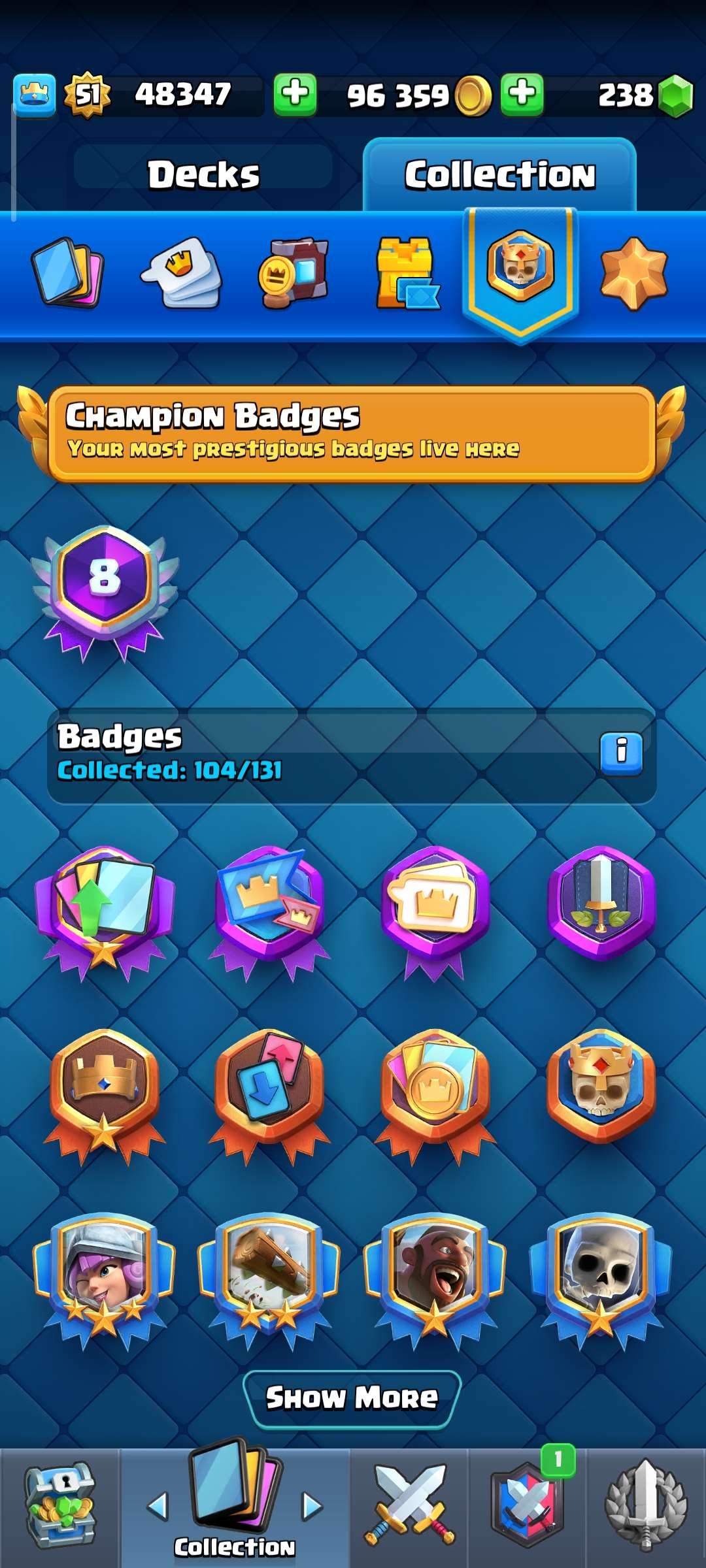 Penjualan akun permainan Clash Royale