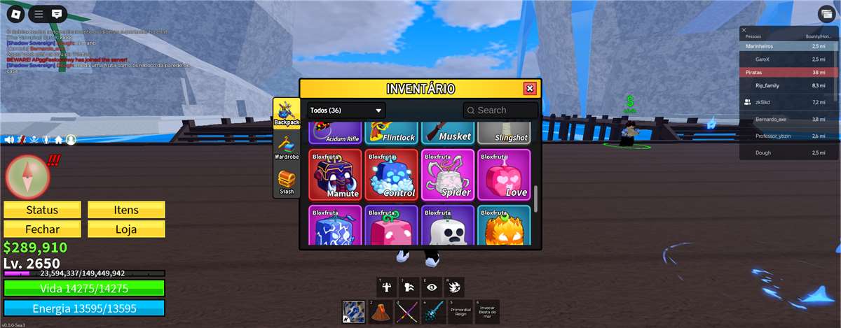 Venda de conta de jogo Roblox