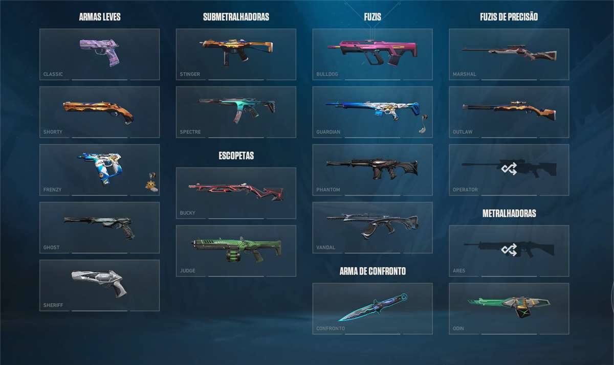 Venda de conta de jogo Valorant