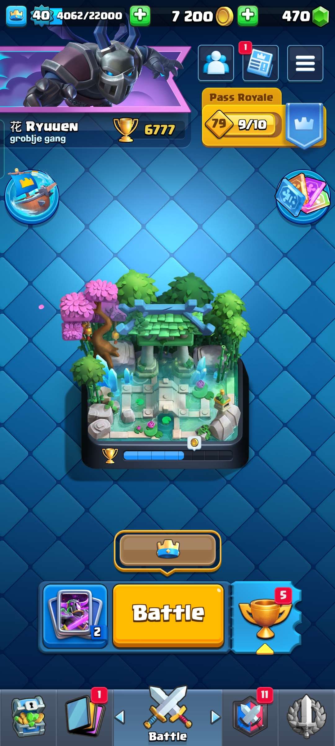 Game account sale Clash Royale