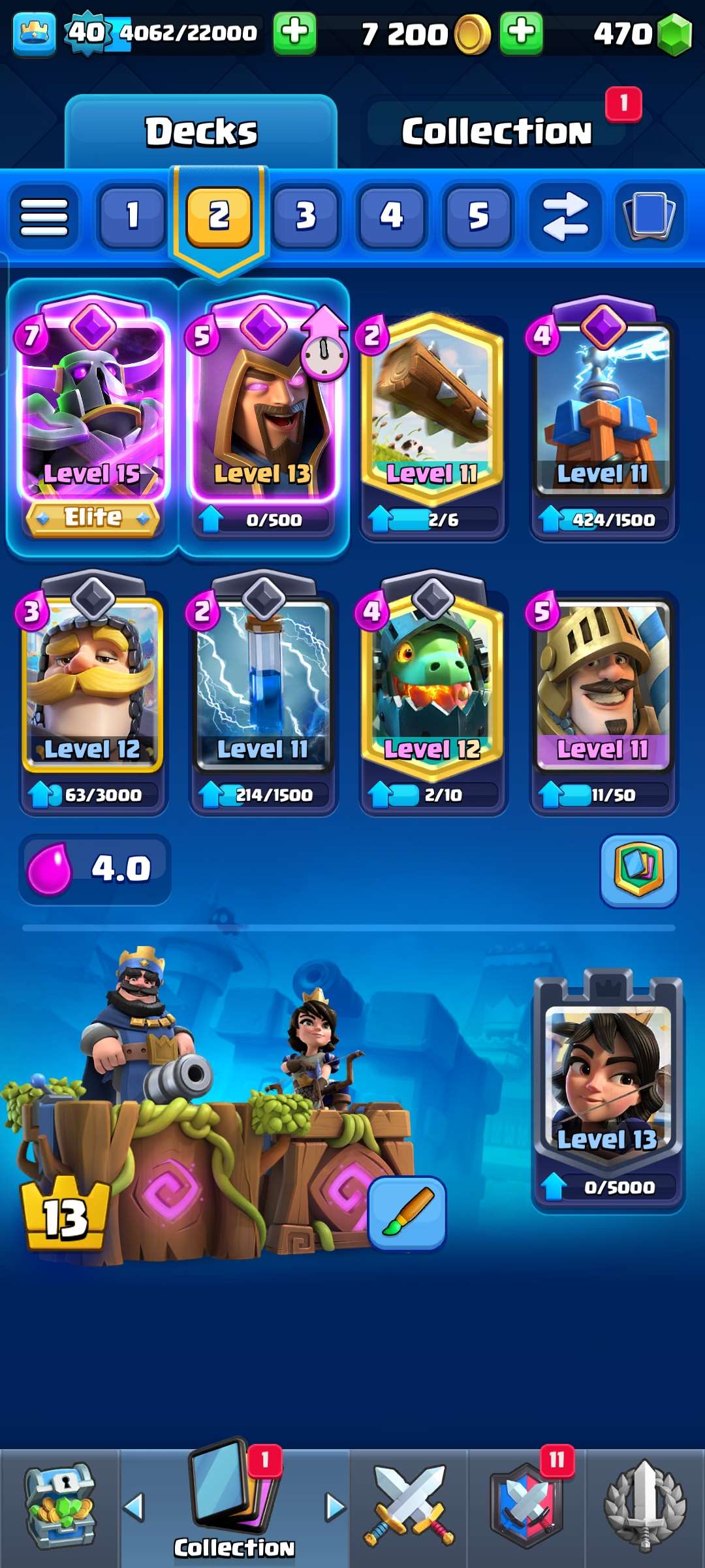 Game account sale Clash Royale