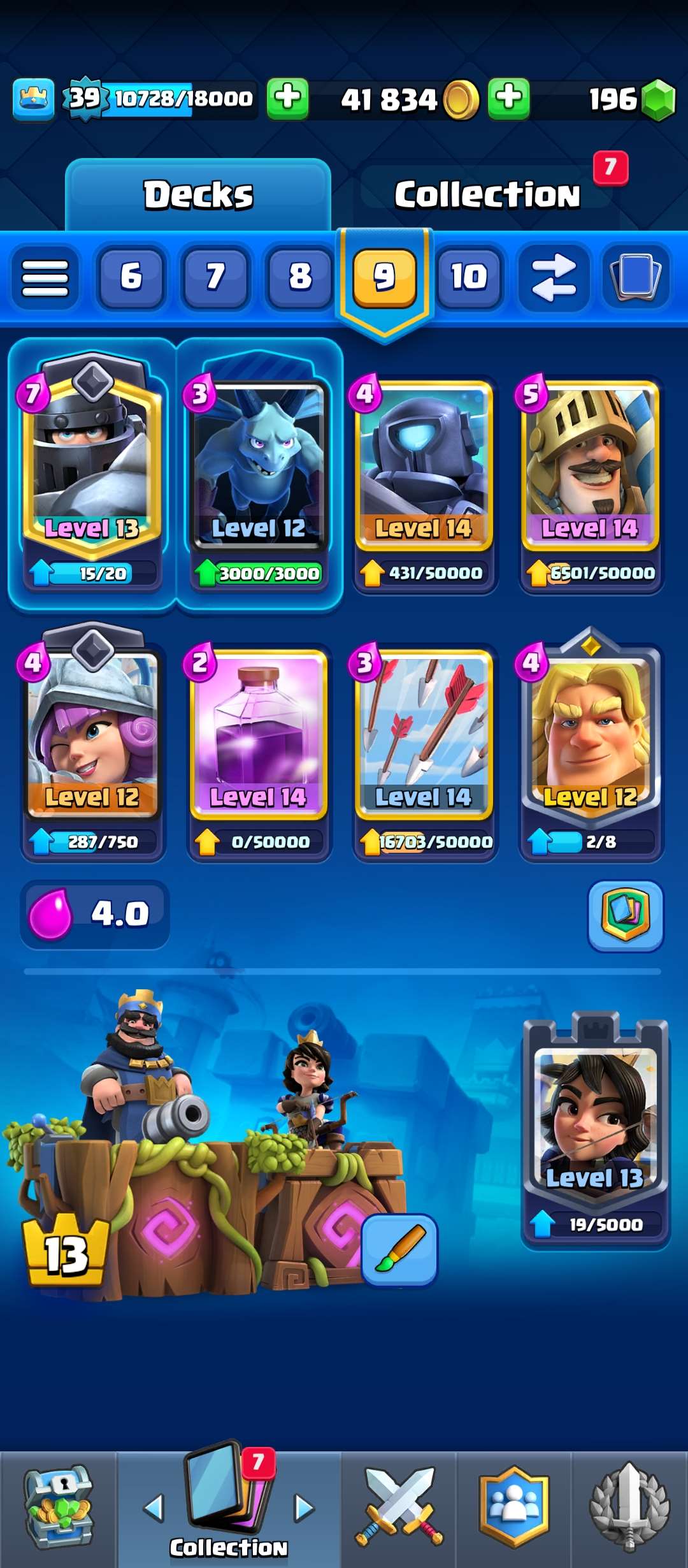 Game account sale Clash Royale
