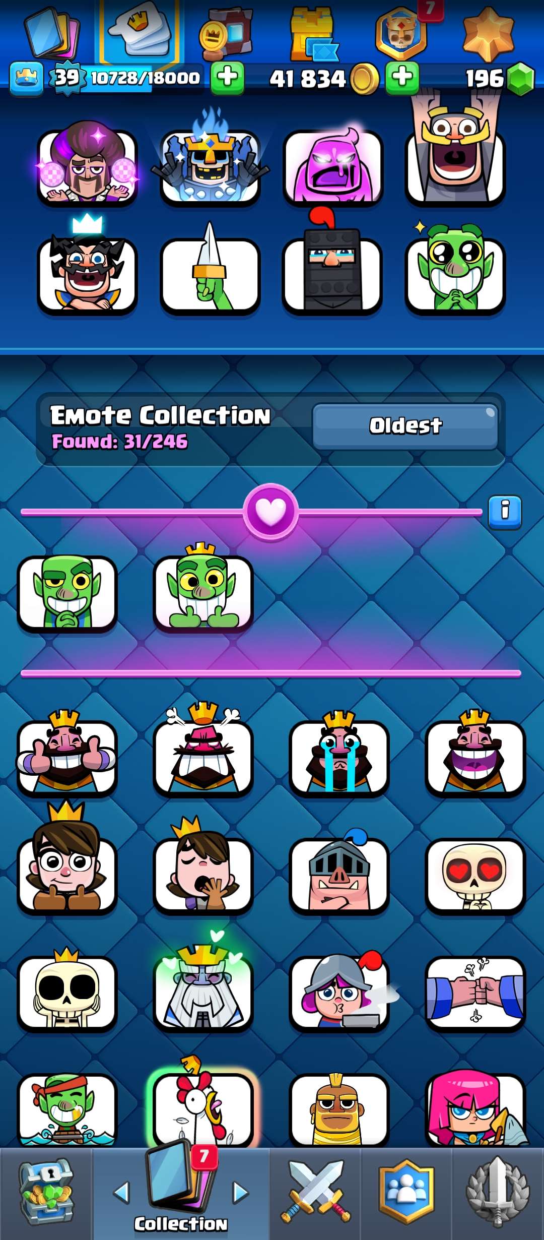 Game account sale Clash Royale