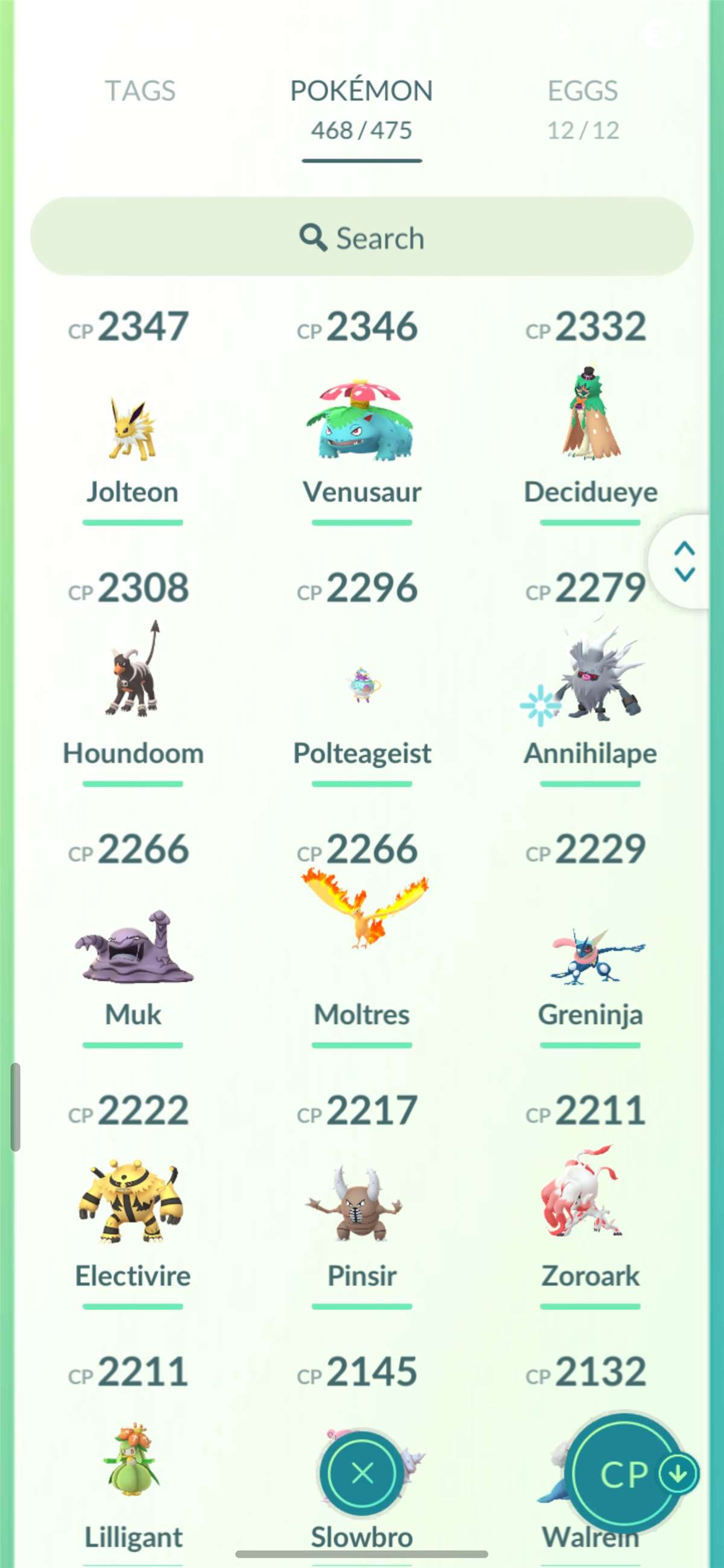 Game account sale Pokemon GO