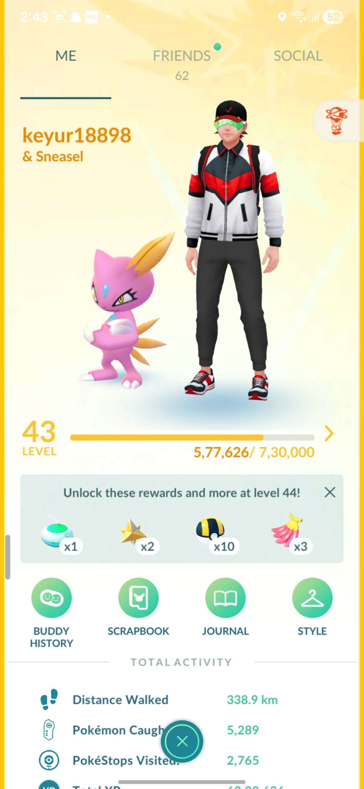 Game account sale Pokemon GO