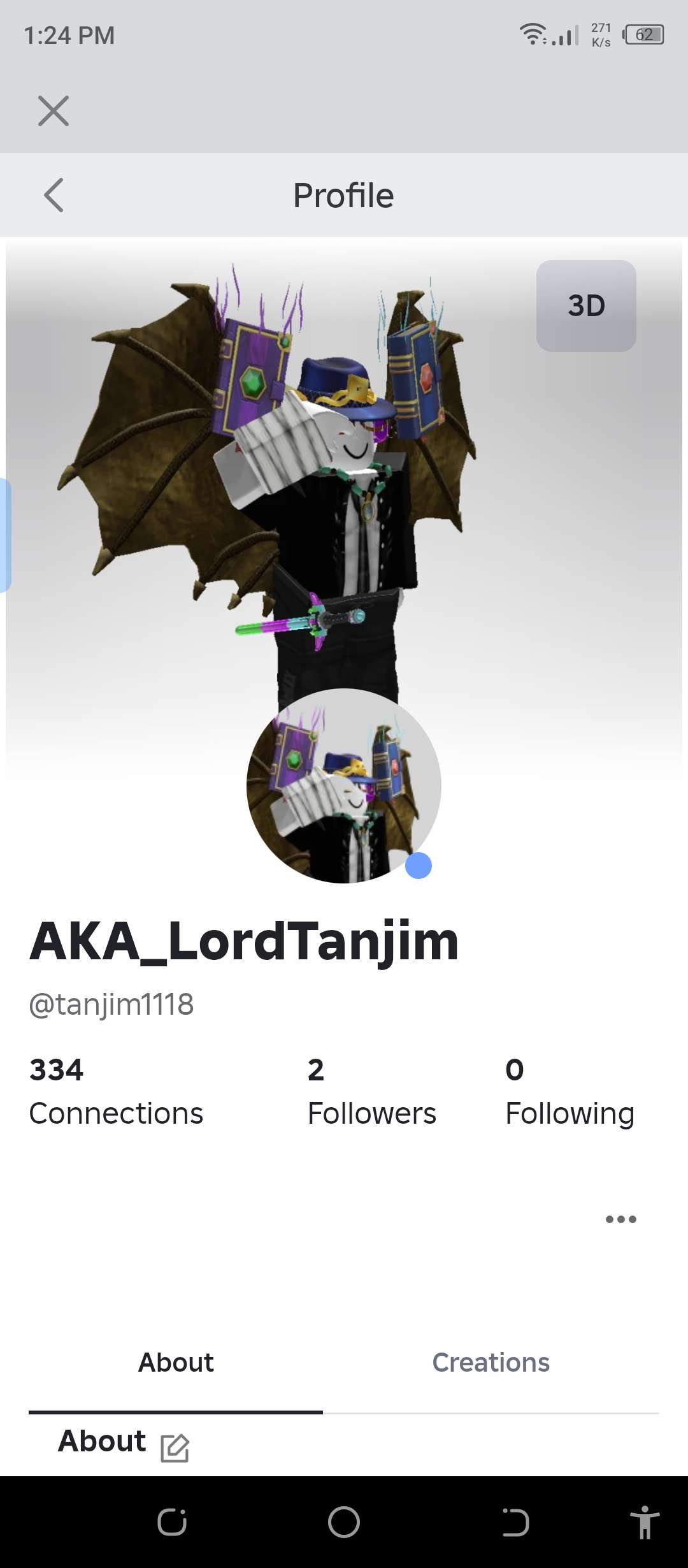 Game account sale Roblox