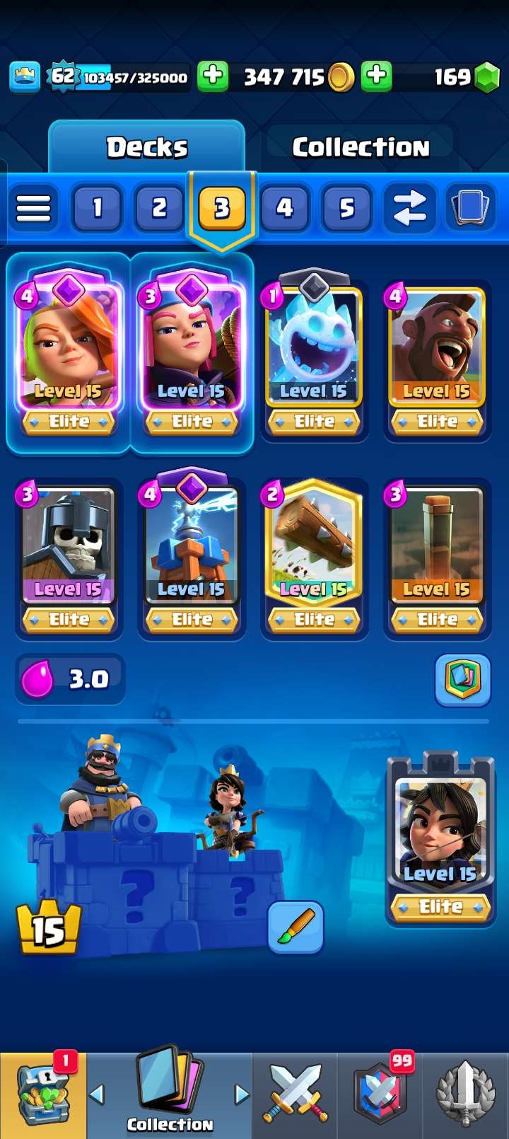 Game account sale Clash Royale