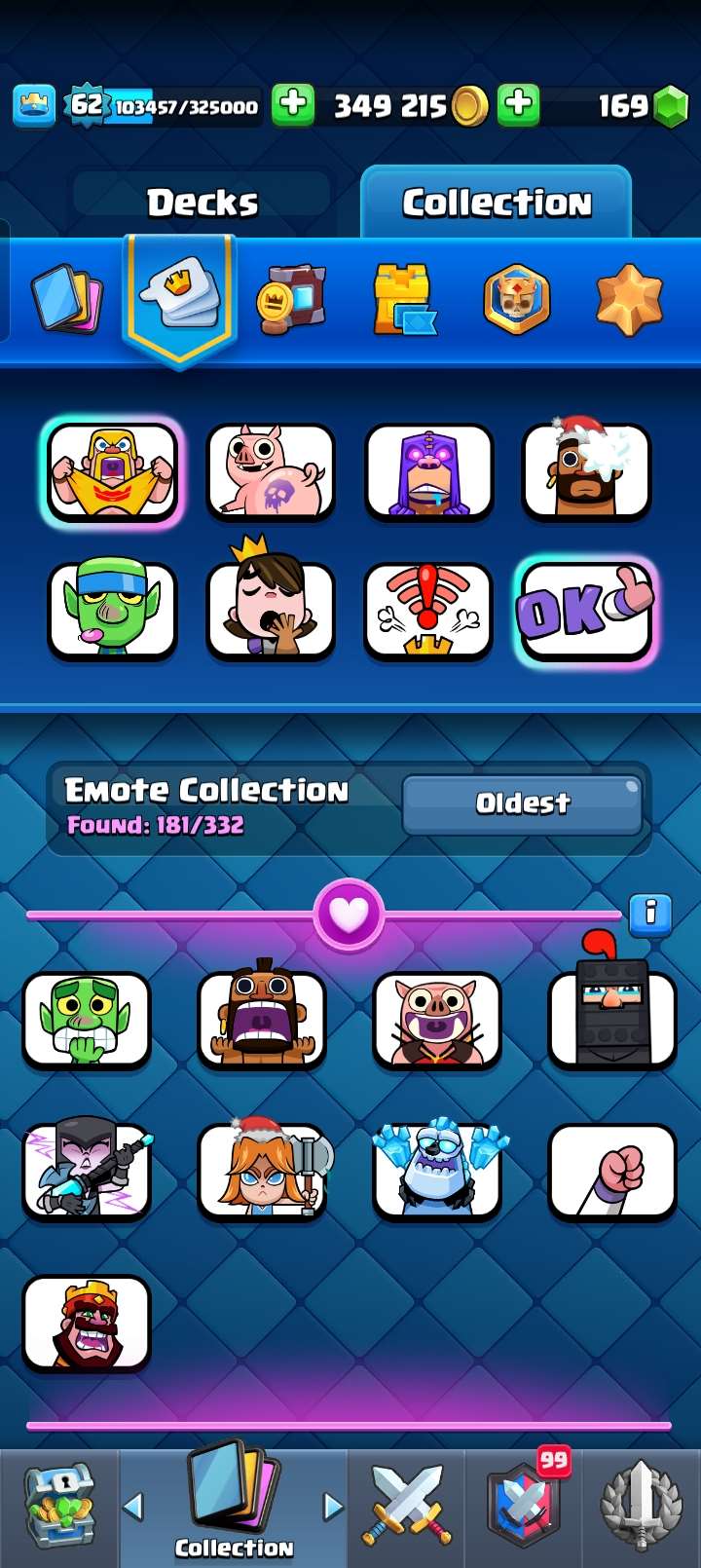 Game account sale Clash Royale